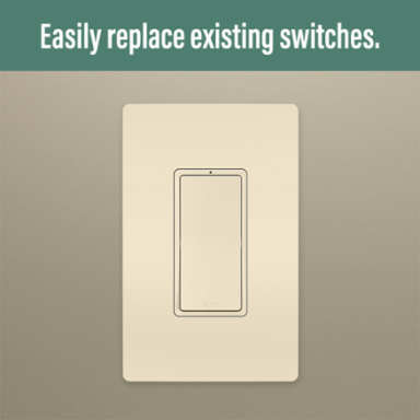 radiant® Smart Switch with Netatmo, Light Almond