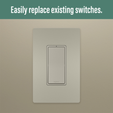 radiant® Smart Switch with Netatmo, Nickel
