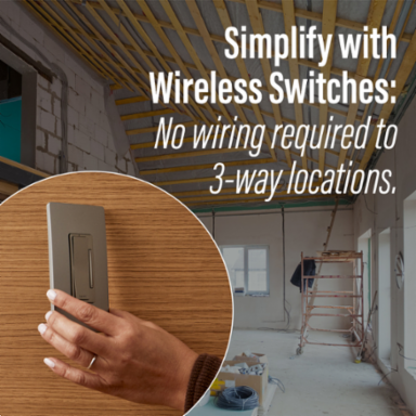 radiant® Wireless Smart Switch with Netatmo, Light Almond