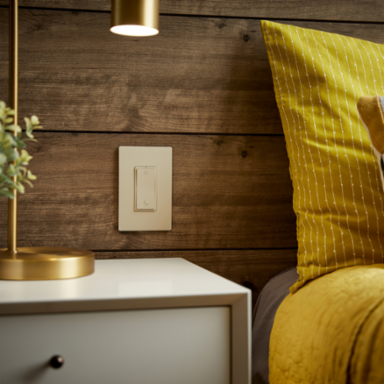 radiant® Sleep/Wake Wireless Smart Switch with Netatmo, Light Almond
