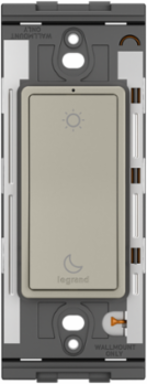 Wireless Smart Light Switch, Nickel - Battery Operated, Control Scenes