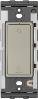 Wireless Smart Light Switch, Nickel - Battery Operated, Control Scenes