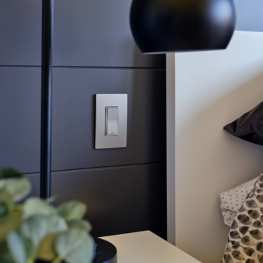 Wireless Smart Light Switch, Nickel - Battery Operated, Control Scenes