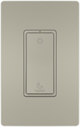 Wireless Smart Light Switch, Nickel - Battery Operated, Control Scenes