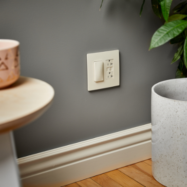 radiant® Smart 15A Outlet with Netatmo, Light Almond