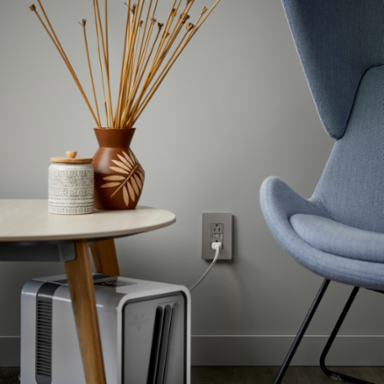 Radiant Smart 15A Outlet, Nickel Finish, App-Controlled