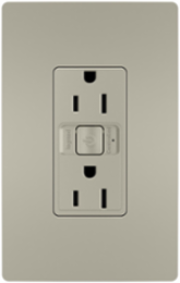 Radiant Smart 15A Outlet, Nickel Finish, App-Controlled