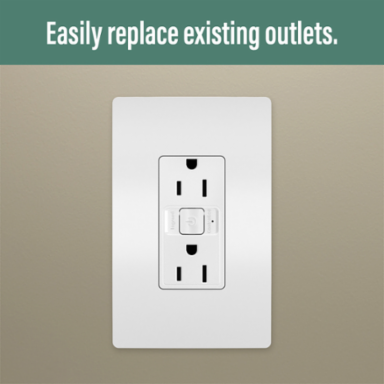 radiant® Smart 15A Outlet with Netatmo, White