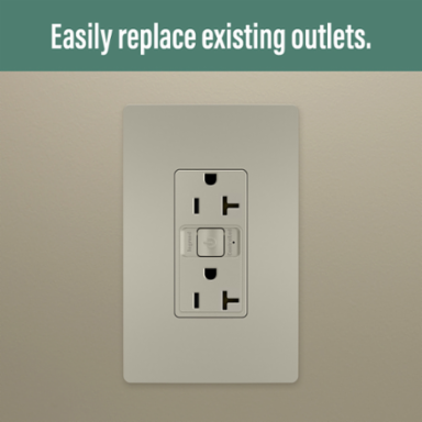 Smart 20A Outlet with Netatmo, Nickel, Matte Finish, Polycarbonate