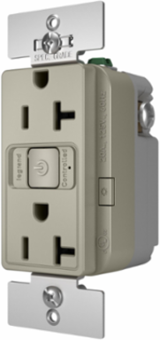 Smart 20A Outlet with Netatmo, Nickel, Matte Finish, Polycarbonate