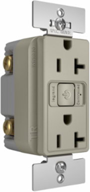 Smart 20A Outlet with Netatmo, Nickel, Matte Finish, Polycarbonate