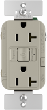 Smart 20A Outlet with Netatmo, Nickel, Matte Finish, Polycarbonate