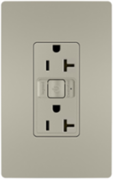 Smart 20A Outlet with Netatmo, Nickel, Matte Finish, Polycarbonate