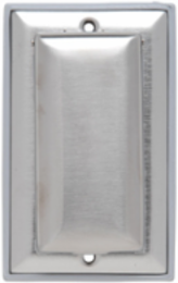 Dustproof Stainless Steel Cover, 4.5 Inch Height, 2.75 Inch Width, UL & CSA Listed