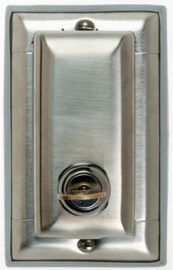 Dustproof Stainless Steel Cover, 4.5 Inch Height, 2.75 Inch Width