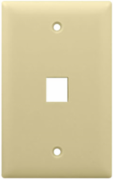 1-Gang, 1-Port Wall Plate, Light Almond WP3401-LA