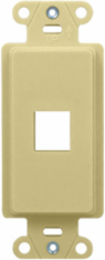 1-Port Decorator Outlet Strap, Ivory WP3411-IV