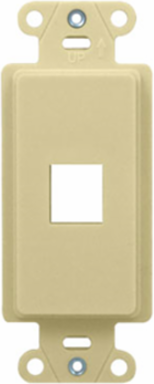 1-Port Decorator Outlet Strap, Light Almond WP3411-LA