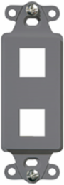2-Port Decorator Outlet Strap, Gray WP3412-GY