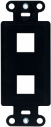 2-Port Decorator Outlet Strap, Black WP3412-BK