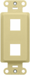 2-Port Decorator Outlet Strap, Ivory WP3412-IV