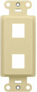 2-Port Decorator Outlet Strap, Light Almond WP3412-LA