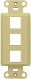 3-Port Decorator Outlet Strap, Ivory WP3413-IV