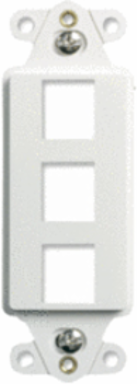 3-Port Decorator Outlet Strap, White WP3413-WH