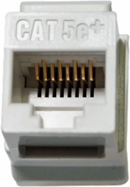 Category 5e RJ45 Keystone Connector, White