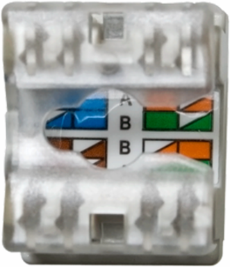 Category 5e RJ45 Keystone Connector, White