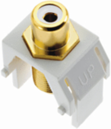 RCA to F-Connector, White