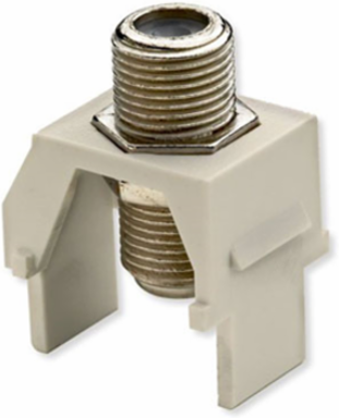 Non-Recessed Nickel F-Connector, Light Almond WP3479-LA