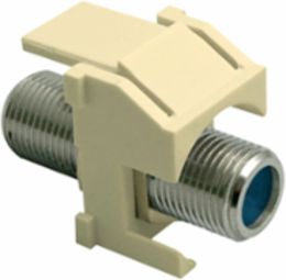 Recessed Nickel Self-Terminating F-Connector, Light Almond WP3481-LA