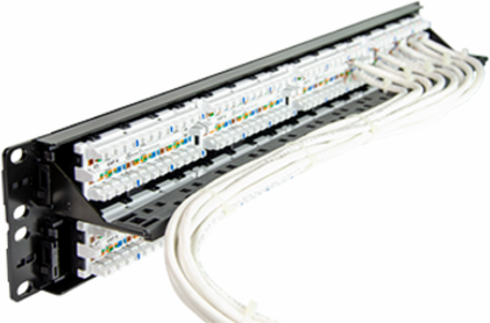 Cat 6A 48 Port Rack Mount Patch Panel WP486A