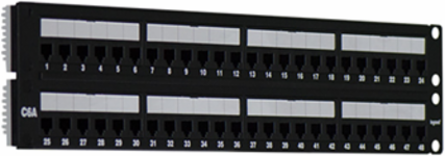 Cat 6A 48 Port Rack Mount Patch Panel WP486A