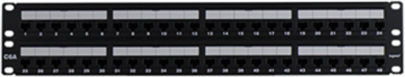 Cat 6A 48 Port Rack Mount Patch Panel WP486A