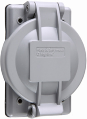 Weatherproof Cover for Flanged Inlet/Outlet, 1.96 Inch Diameter Opening