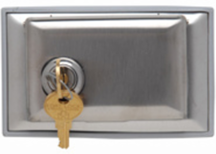 Dustproof Locking Stainless Steel Cover 4.5 Inch x 2.75 Inch, UL & CSA Listed