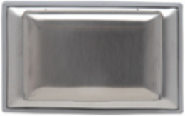 Dustproof Stainless Steel Cover 4.5 Inch Width, 2.75 Inch Height, UL Listed