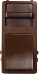 Trademaster Preset Wide Slide Face Cover, Brown, Nylon Material, Matte Finish