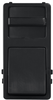 Trademaster Interchangeable Face Cover, Black, Matte Finish