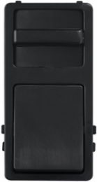 Trademaster Interchangeable Face Cover, Black, Matte Finish