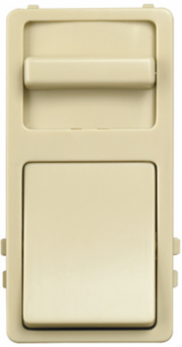 Trademaster Preset Wide Slide Face Cover, Ivory, 4.25 Inch Height, Nylon Material