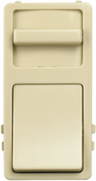 Trademaster Preset Wide Slide Face Cover, Ivory, 4.25 Inch Height, Nylon Material