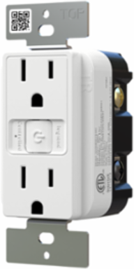 radiant® Smart 15A Receptacle with Wi-Fi, Matter-Enabled, White