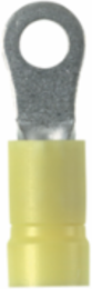 StrongHold™ EV10-10RB-Q Ring Terminal, Yellow, Vinyl, 1/5" Stud, 12-10 AWG, PK25