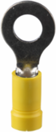 StrongHold™ EV10-14RB-Q Ring Terminal, Yellow, Vinyl, 23/100" Stud, 12-10 AWG