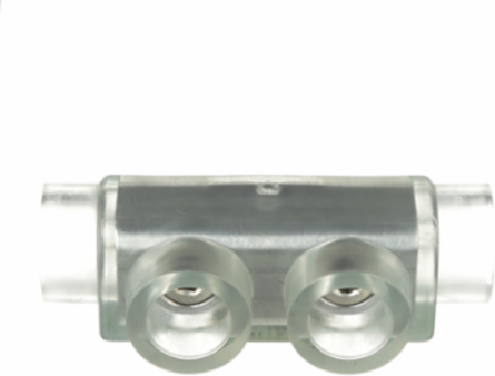 Pan-Lug™ In-Line Splicer/Reducer Connector, 1/0 AWG, Aluminum, UL Listed, 600V