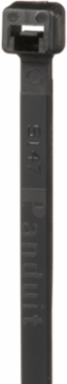 Cable Tie, Black, UV PA6.6, 5.6"L (142 mm), 40lb, PK1000