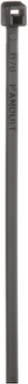 Cable Tie, Black, UV PA6.6, 3.9"L (99 mm), 18lb, PK100